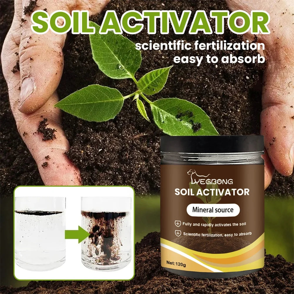 Organic-Plant Nutrient Supplement for Gardening,Soil-Activator for Plant Growth & Root Development,Revitalize Soils,Boost Growth