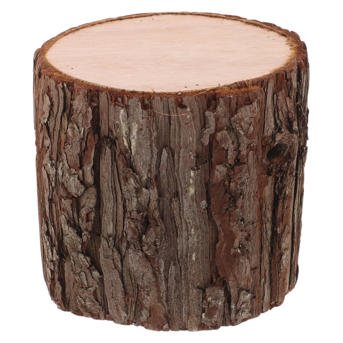 Wood Stump Decor Realistic Trees Trunk Table Centerpiece Farmhouse Rustic Home Wedding Aisle Marker Lightweight Durable