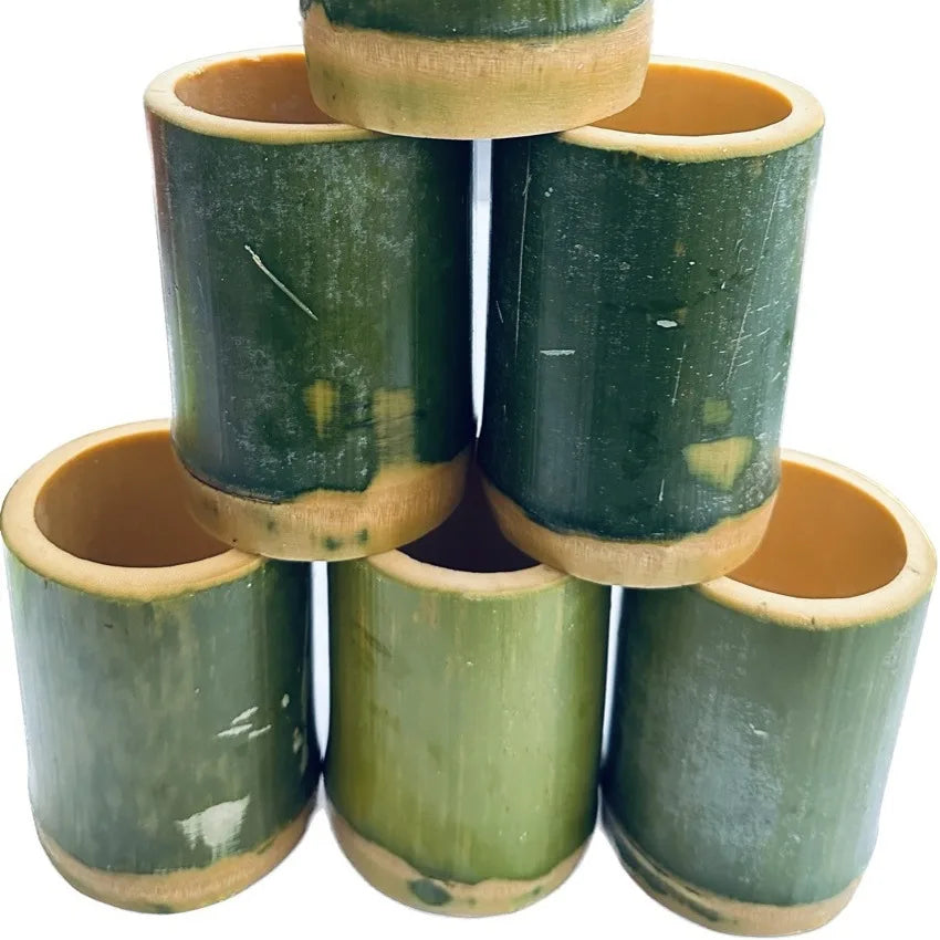 Bamboo tube milk tea cup, ice cream cup, fresh bamboo cup, large diameter bamboo, water cup, home decoration