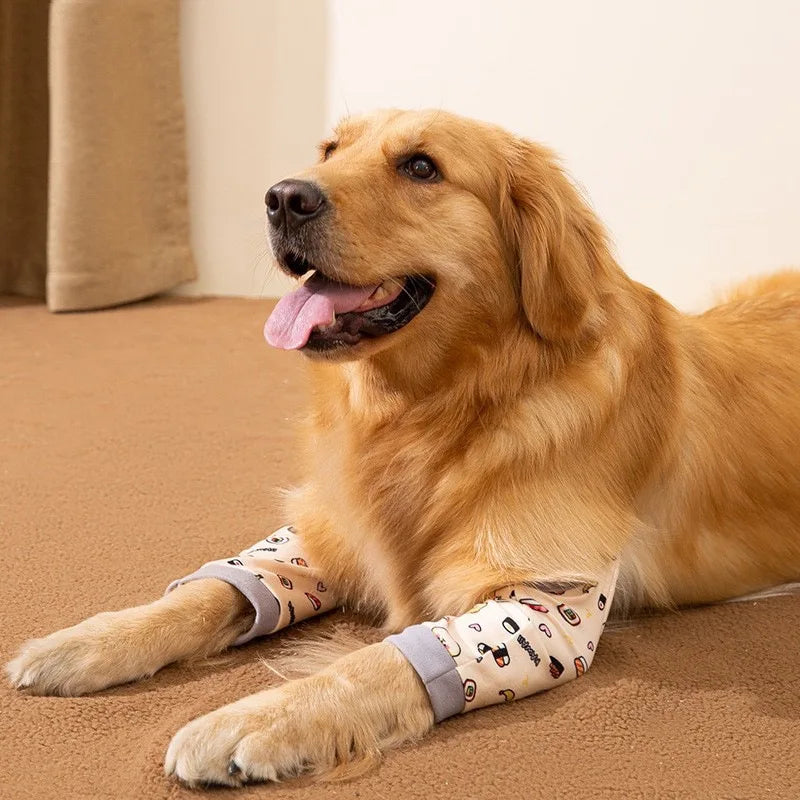 Medium Large Dogs Elbow Protection Clothes Husky Golden Retriever Knee Brace Support Front Leg Joint for Pain Muscle Sore