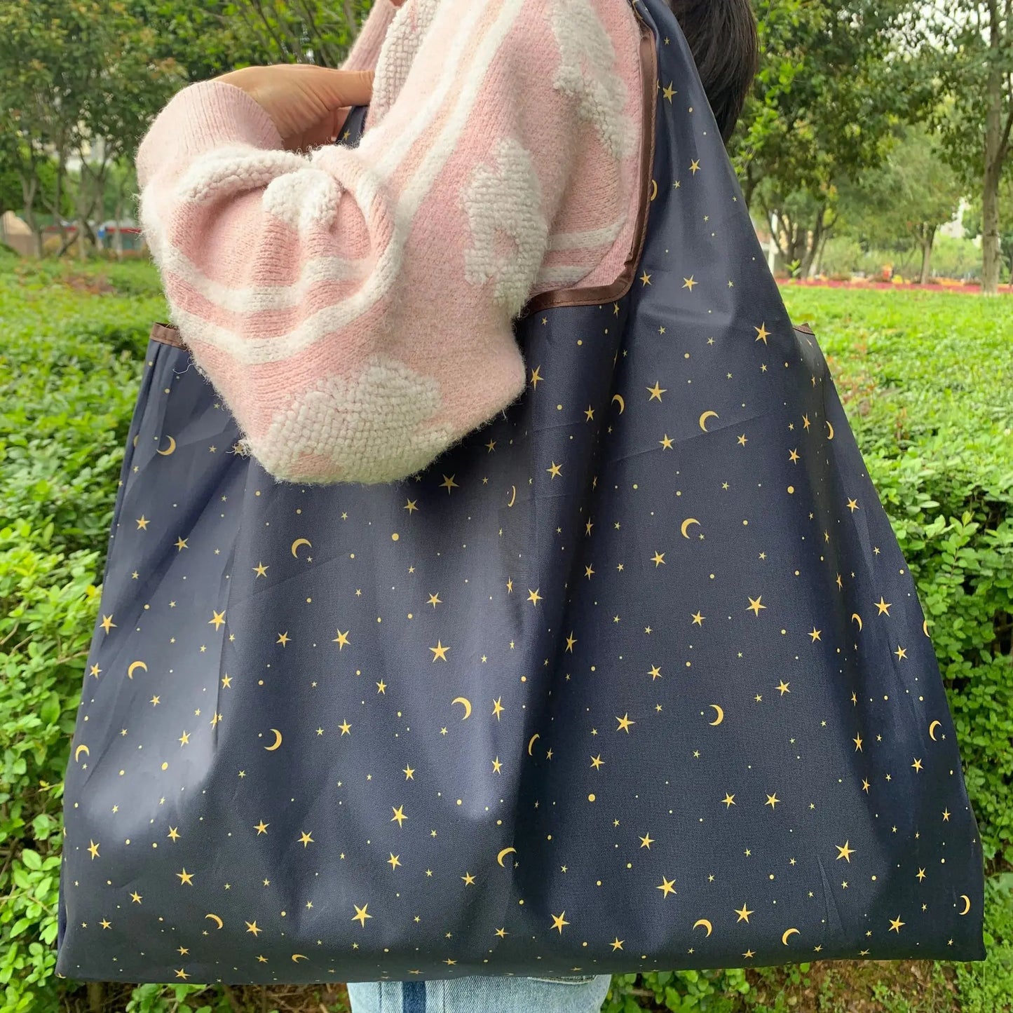 58X53X40cm foldable eco-bag Oxford cloth eco-friendly shopping bag portable bag large supermarket grocery bag case