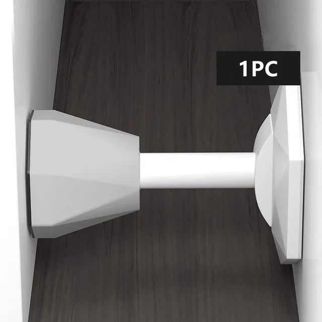 Mute Silicone Door Stopper Self Adhesive Door Stops Door Wall Buffer Protector Safety Tool Bumper Door Pads Door Rear Retainer