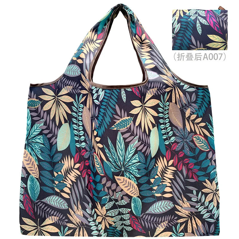 58X53X40cm foldable eco-bag Oxford cloth eco-friendly shopping bag portable bag large supermarket grocery bag case