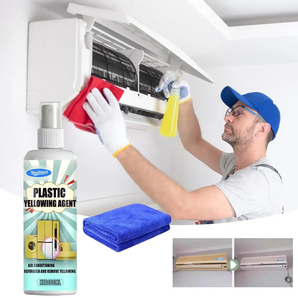 1/3/5Pcs Plastic Remove Yellow Cleaning Agent House Air Conditioner Washing Machine Renovation Cleaning Supply Home Supplies