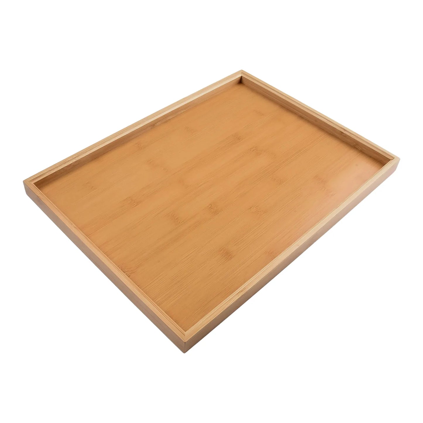 Bamboos Wood Rectangular Tea Tray Solid Wooden  Tray Tea Cups Trays Stand Tray For Kitchen Party Tea Bar Storage Tray Tableware