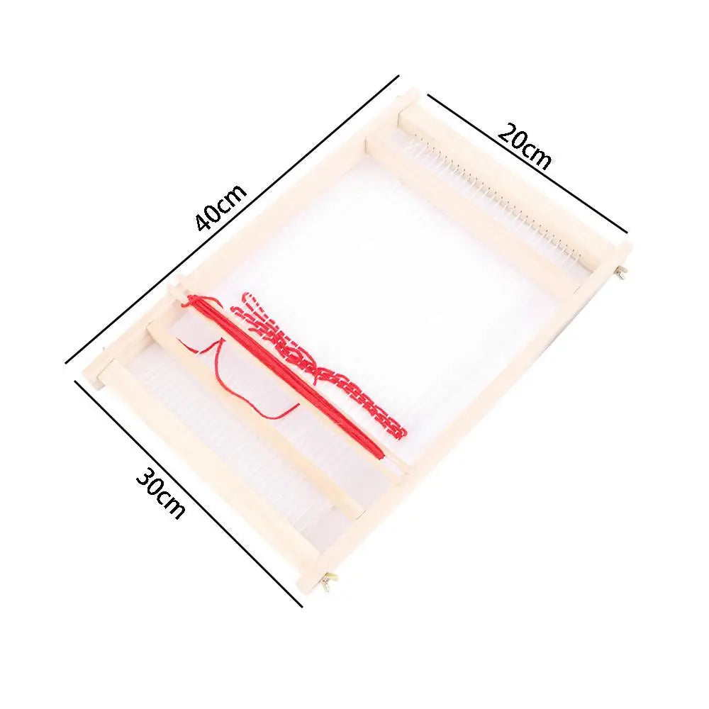 Wooden Durable For Children  Girl Craft Household DIY Knitted  Weaving Loom Knitting Machine Handcraft