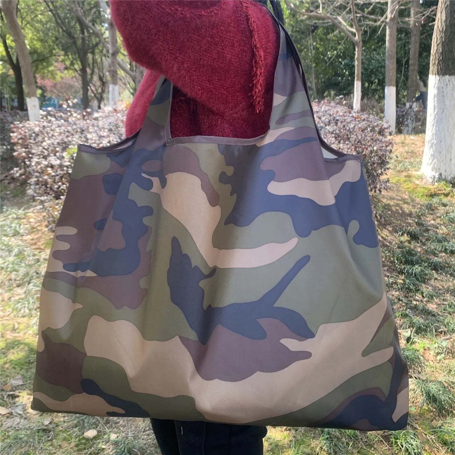 58X53X40cm foldable eco-bag Oxford cloth eco-friendly shopping bag portable bag large supermarket grocery bag case