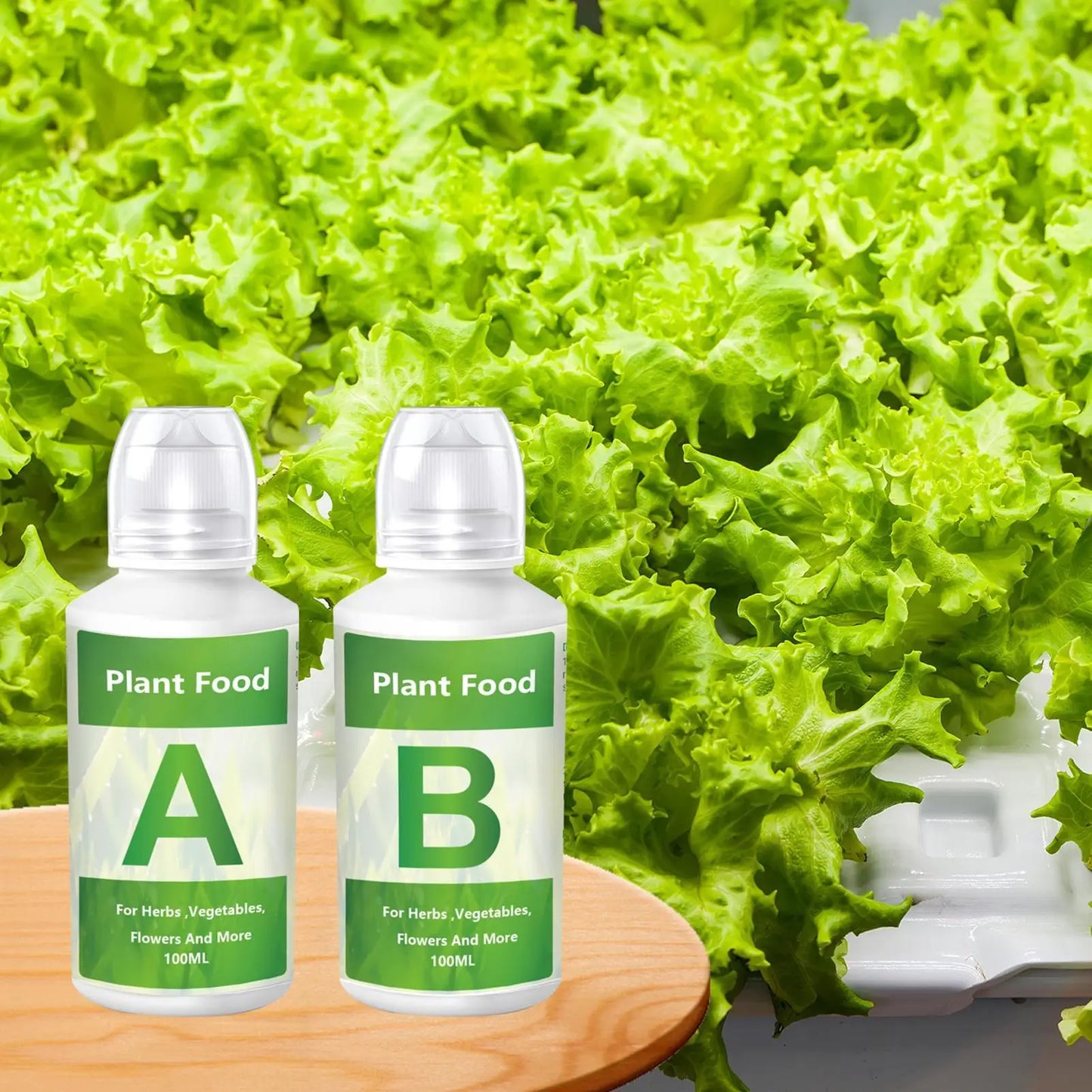 Hydroponic Nutrient Solution Organic Plant Food Organic Plant Food A & B Liquid Hydroponics Fertilizer Hydroponic Nutrients