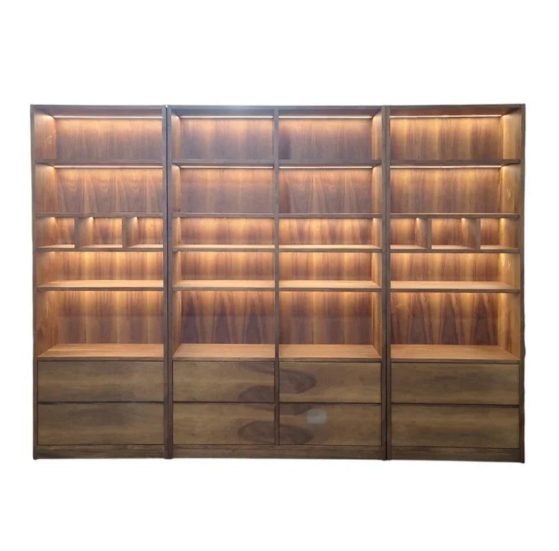 Wooden Bookshelf Design Living Room Book Shelf Library Storage Cabinet  Book Shelvese Bookshelf  Bookcase