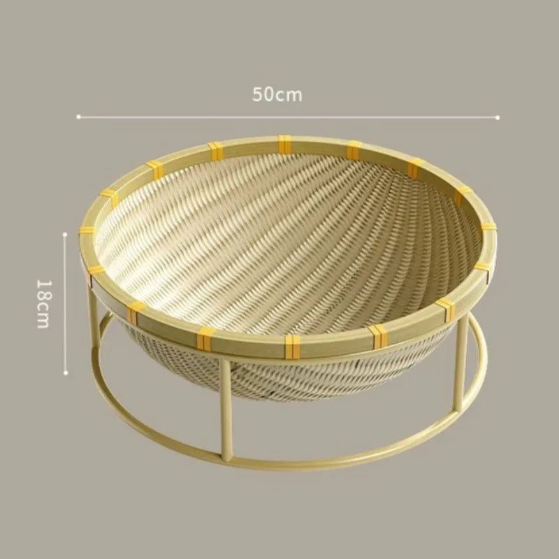 Bamboo Woven Cat Bed Moisture-proof Washable and Breathable Cats Beds and Furniture Wear Resistant Pet Products Cat Accessories