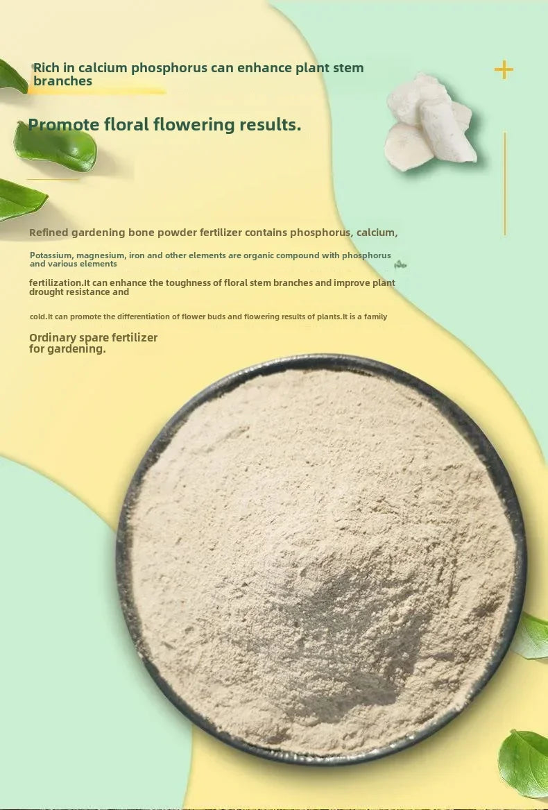 Organic Bone Powder Flower Essence Fatty Acid Salt-free Multiple Succulent Plant Gardening Organic Home Use Calcium Promotion