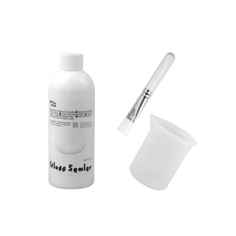 Glitter Acrylic Gloss Sealer Varnish Eco-friendly for Jesmonite Concrete Plaster Eco-friendly Acrylic Sealer Gloss Finish