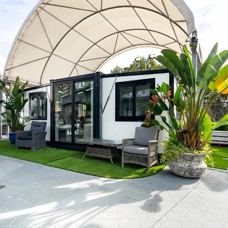 Eco Friendly Container House Folding House Mobile Portable Expandable Tiny Home Container House with Solar Panels Netherlands