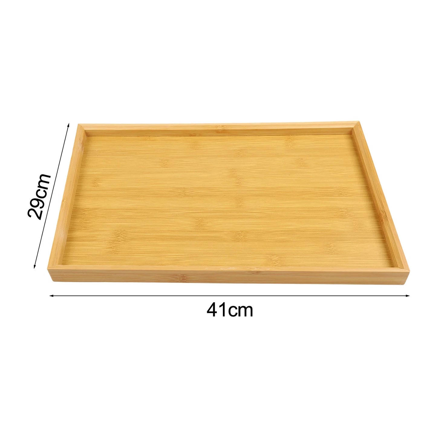 Bamboos Wood Rectangular Tea Tray Solid Wooden  Tray Tea Cups Trays Stand Tray For Kitchen Party Tea Bar Storage Tray Tableware