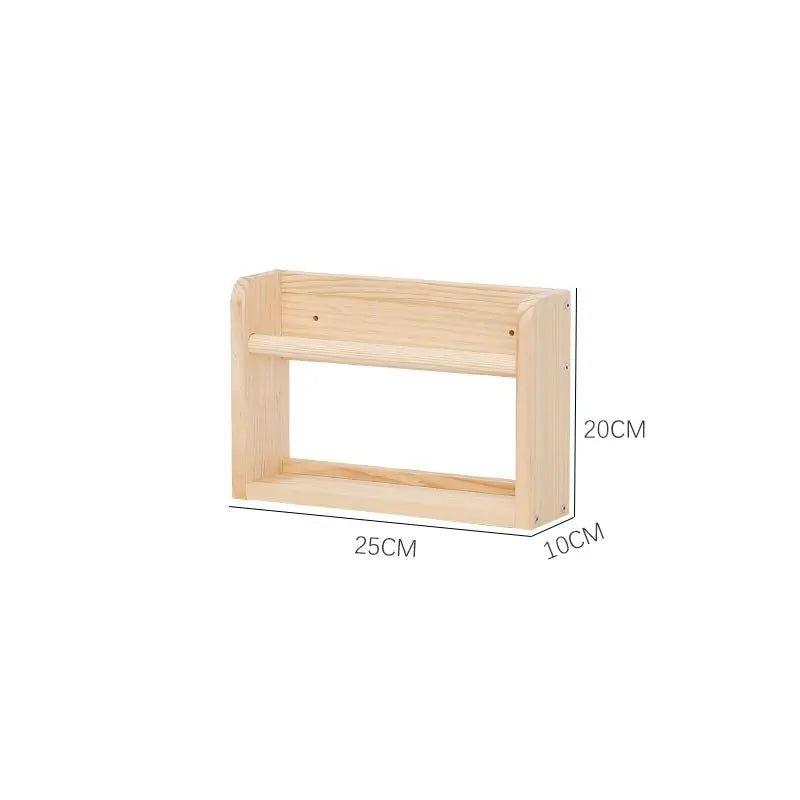 Wood Nursery Book Shelf Wall Mounted,Floating Bookshelf for Kids Room,Toys and Books Storage Organizer Bookshelves for Bedroom