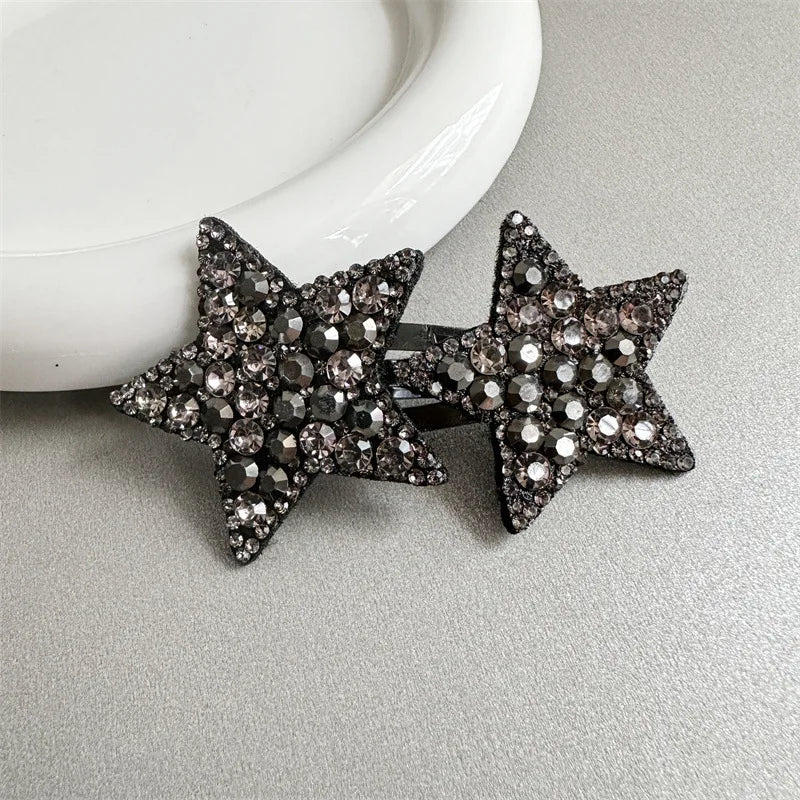 1PC New Cute Princess Pentagram Lovely Girls Hairpins Children Headwear Hairgrip Hair Clips Barrettes Hair Accessories