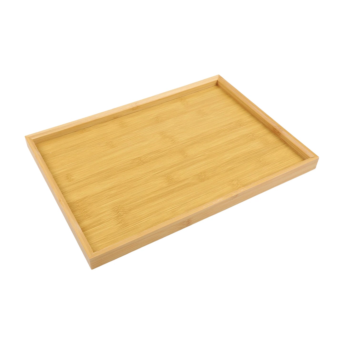Bamboos Wood Rectangular Tea Tray Solid Wooden  Tray Tea Cups Trays Stand Tray For Kitchen Party Tea Bar Storage Tray Tableware