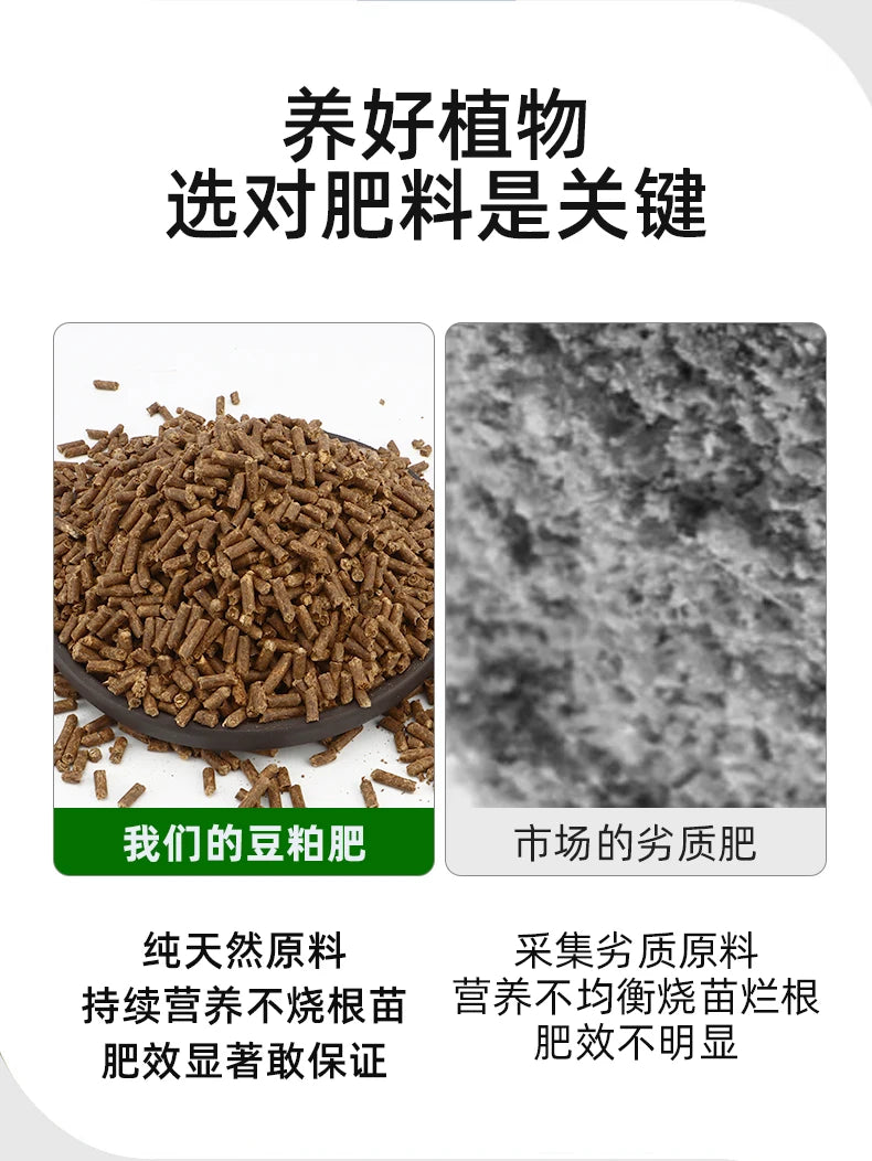Soybean Meal Organic Fertilizer for Home Vegetable Garden Fermentation and Rotten Potted Vegetable Plants Organic Bacteria