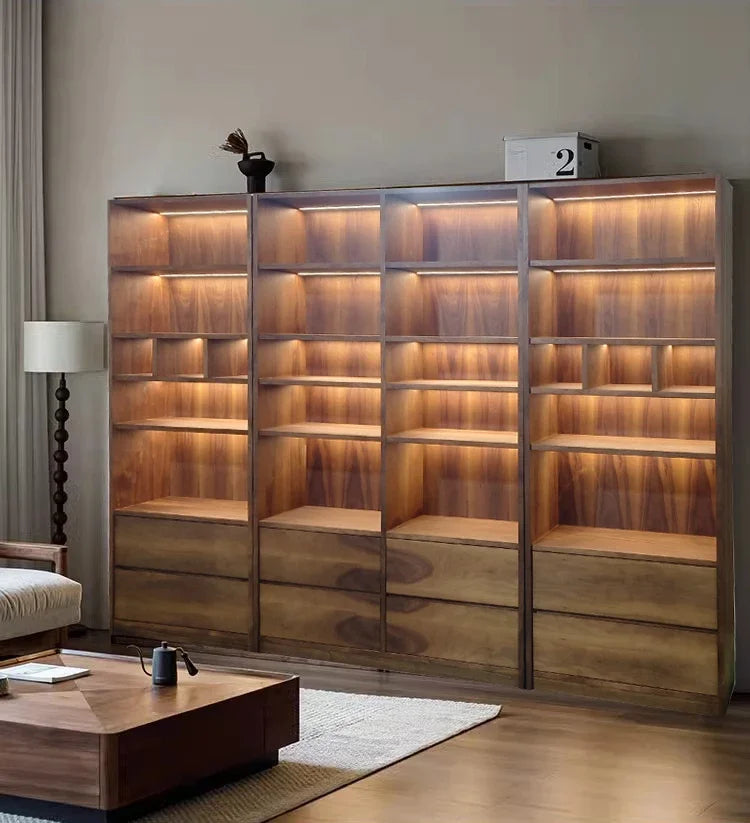 Wooden Bookshelf Design Living Room Book Shelf Library Storage Cabinet  Book Shelvese Bookshelf  Bookcase