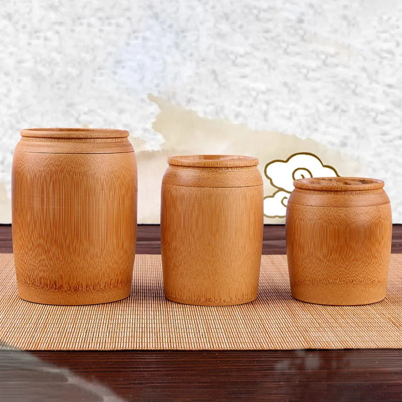 Bamboo Tea Container  Bamboo Tube  White Tea  Tea Packaging Box Storage Wooden Box
