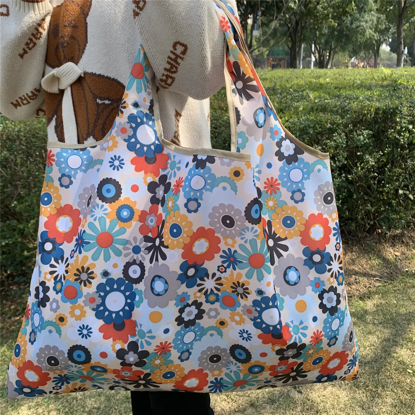 58X53X40cm foldable eco-bag Oxford cloth eco-friendly shopping bag portable bag large supermarket grocery bag case