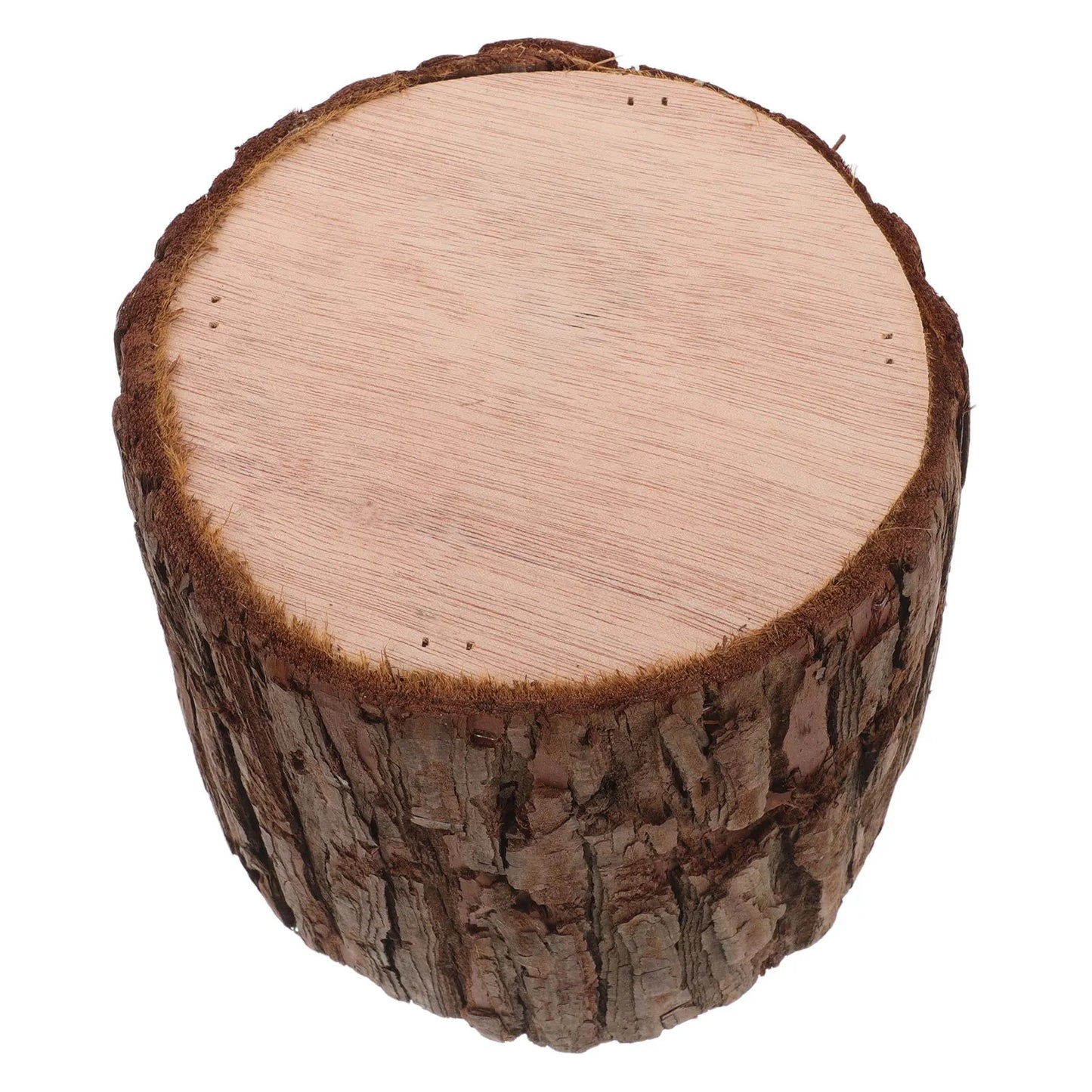 Wood Stump Decor Realistic Trees Trunk Table Centerpiece Farmhouse Rustic Home Wedding Aisle Marker Lightweight Durable