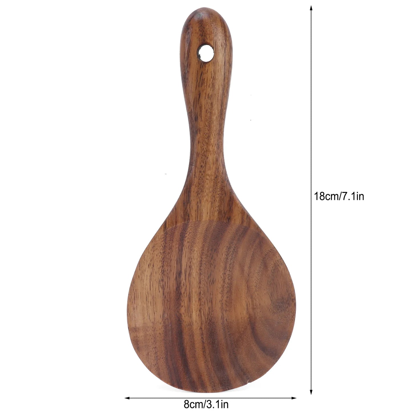 Wood Rice Spoon Rice Paddle Scoop Wooden Kitchen Spoon Ladle Tablespoon Big Serving Spoon Wooden Kitchen Utensils Tableware