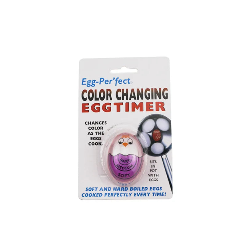 Eco-Friendly Resin Red Eggs Timer Egg Timer Resin Boiled Egg Cooker Color Changing Cooking Temperature Observer Kitchen Tool