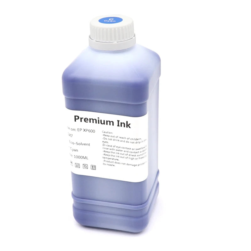 1000ML Eco-Solvent Ink compatible For 1000ML Eco-Solvent Ink For Epson/Roland/Mimaki/Mutoh 4720 I3200 Printhead Eco Solvent Ink