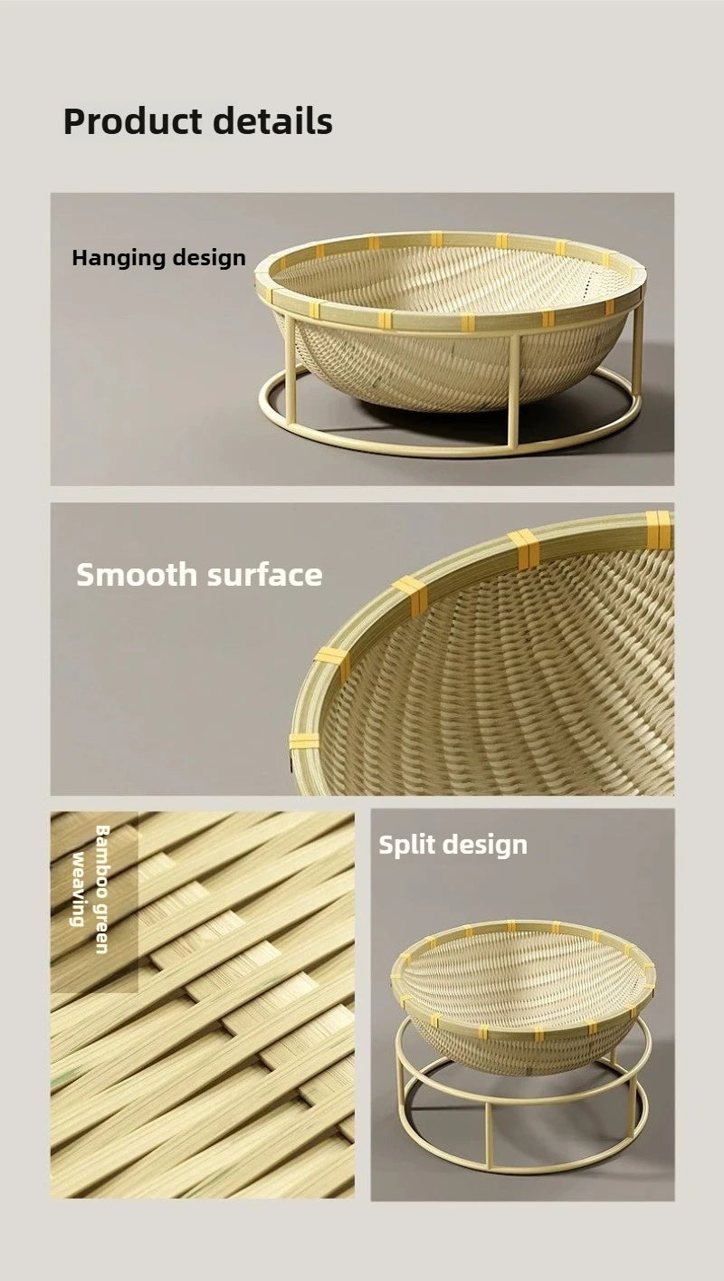 Bamboo Woven Cat Bed Moisture-proof Washable and Breathable Cats Beds and Furniture Wear Resistant Pet Products Cat Accessories