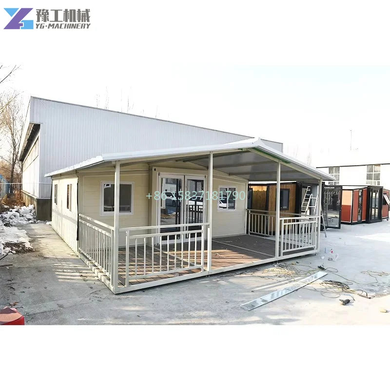 Eco Friendly Container House Folding House Mobile Portable Expandable Tiny Home Container House with Solar Panels Netherlands