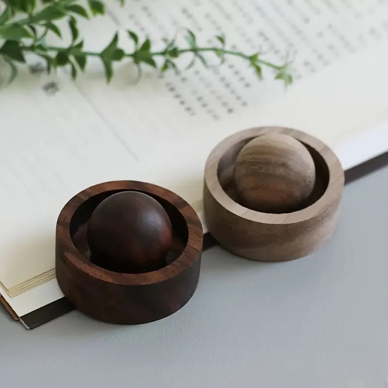 Wood Car Essential Oil Diffuser Wooden Aromatherapy Round Essential Oils Diffuser Set for Home Office Bedroom Car