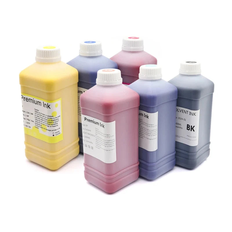 1000ML Eco-Solvent Ink compatible For 1000ML Eco-Solvent Ink For Epson/Roland/Mimaki/Mutoh 4720 I3200 Printhead Eco Solvent Ink