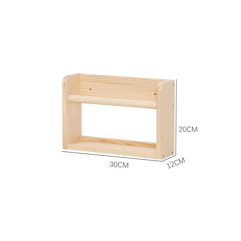 Wood Nursery Book Shelf Wall Mounted,Floating Bookshelf for Kids Room,Toys and Books Storage Organizer Bookshelves for Bedroom