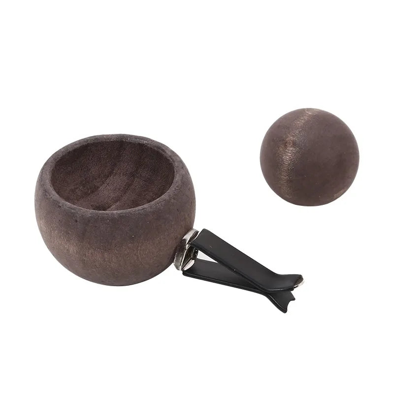 Wooden Car & Home Essential Oil Diffuser - Made Of Wood Natural Fragrance Diffuser Suitable For Bedroom Living Room Auto Decor
